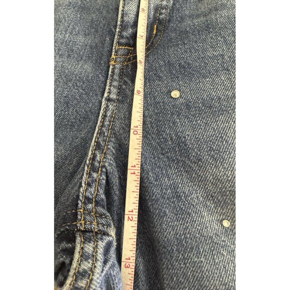 Aeropostale Womens 14 Rhinestone Studded Bling Wide Leg High Rise Denim Jean Y2K - Picture 4 of 5